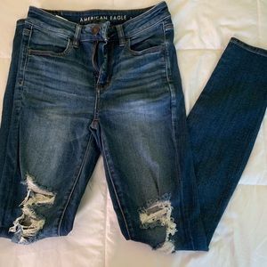 American Eagle High Waisted Jegging size 4 long